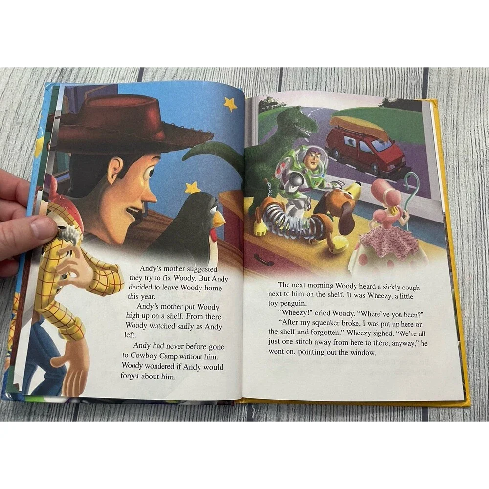 Vintage Vtg Disney Toy Story 2 Hardcover Book, 1999